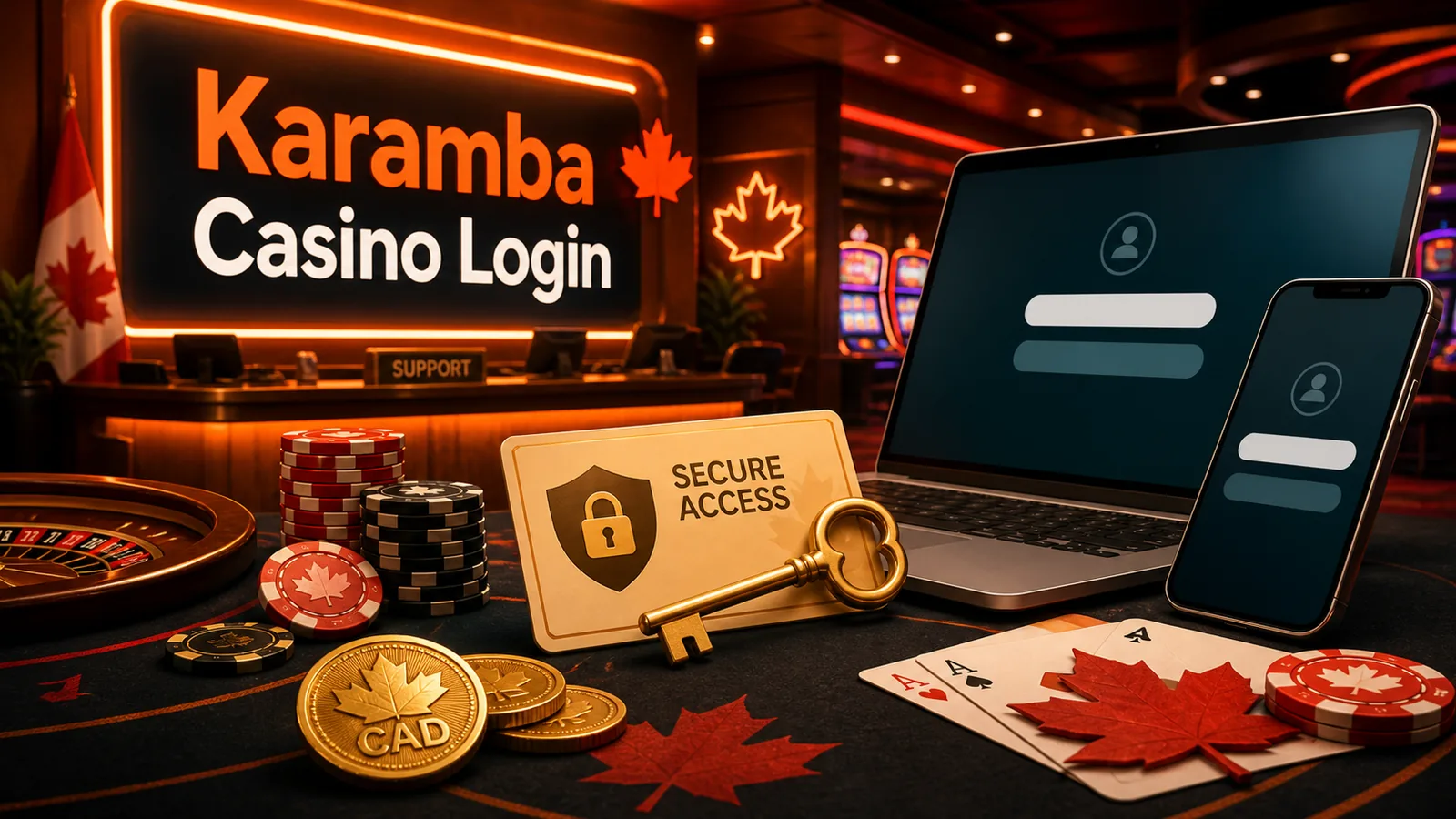 Karamba Casino Login content banner